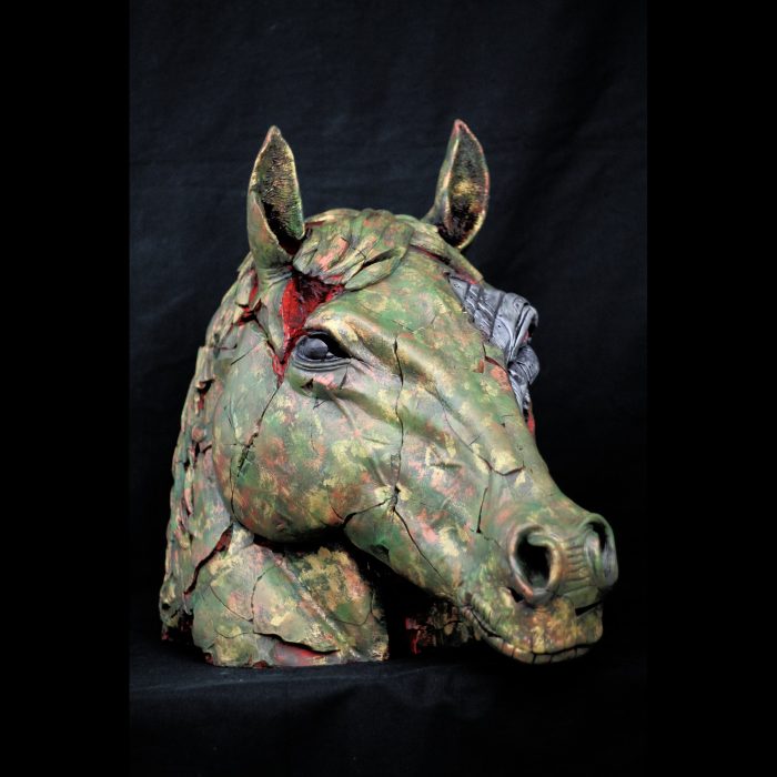 Cheval, sculpture de Dyson — L’Arche, vue 3