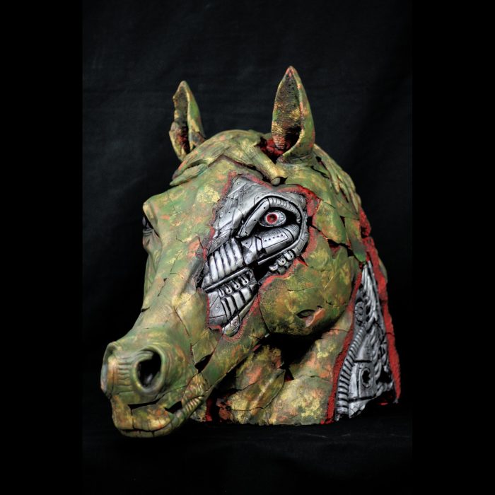Cheval, sculpture de Dyson — L’Arche, vue 4