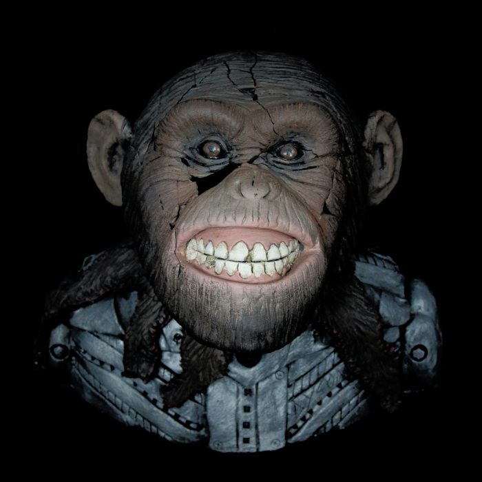 Chimpanzé, sculpture de Dyson — L’Arche