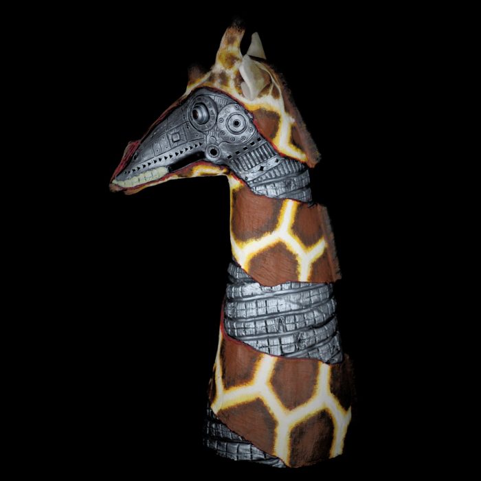 Girafe, sculpture de Dyson — L’Arche, vue 3