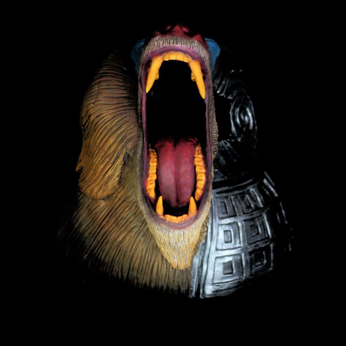 Mandrill, sculpture de Dyson — L’Arche, vue 2