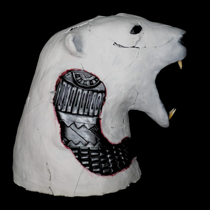 Ours polaire, sculpture de Dyson — L’Arche, vue 3