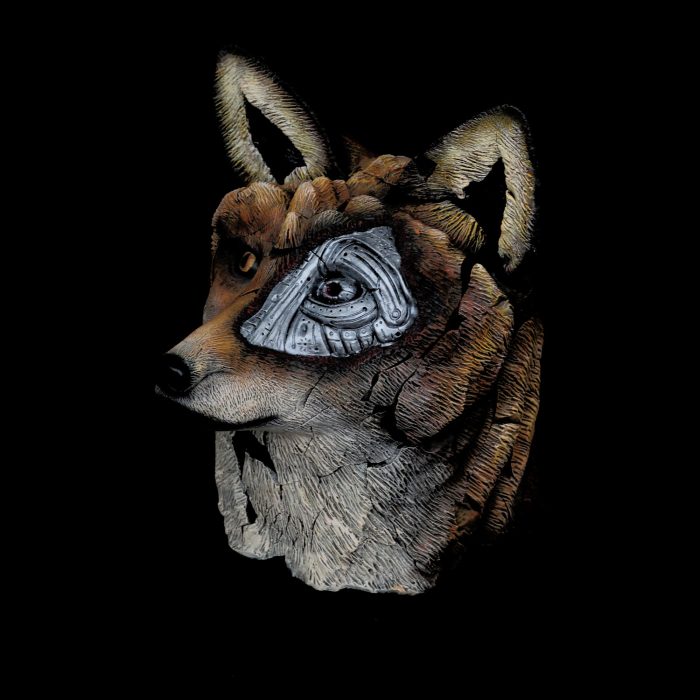 Renard, sculpture de Dyson — L’Arche, vue 2