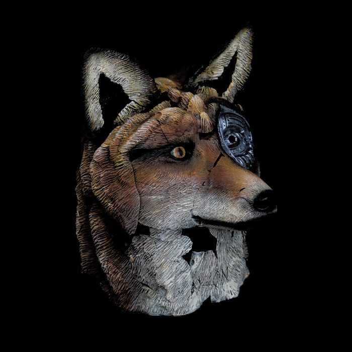 Renard, sculpture de Dyson — L’Arche, vue 3