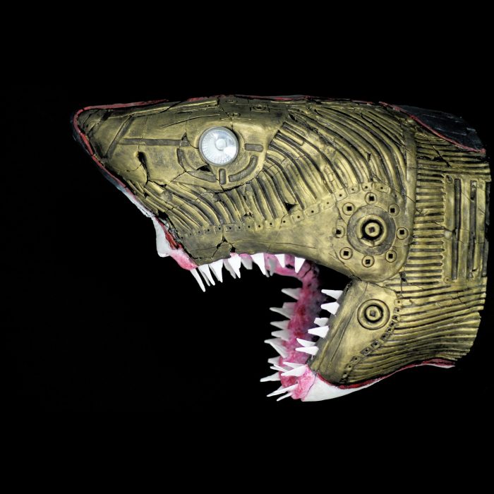 Requin, sculpture de Dyson — L’Arche, vue 4