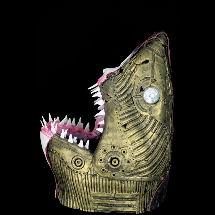 Requin, sculpture de Dyson — L’Arche, vue 5