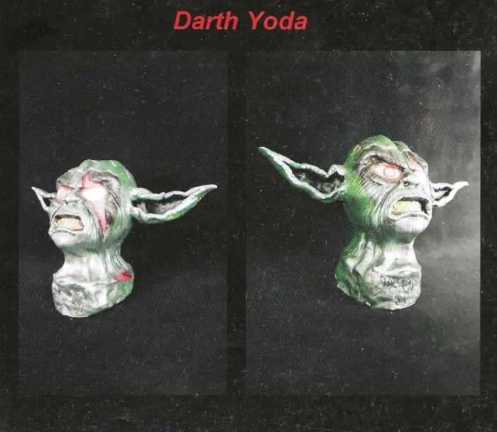 Darth Yoda, sculpture de Dyson — planche du livret