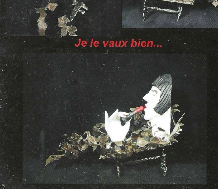 Je le vaux bien…, sculpture de Dyson — planche du livret