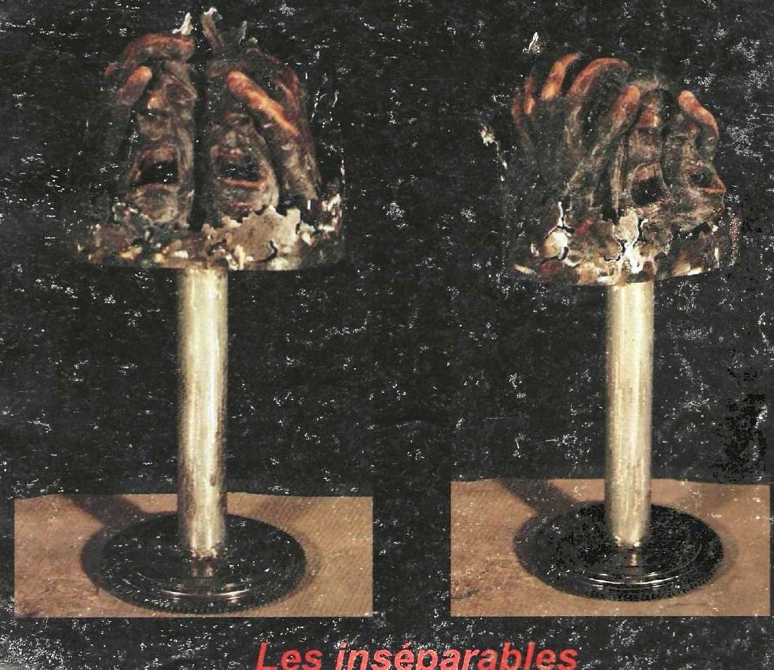 Les inséparables, sculpture de Dyson — planche du livret
