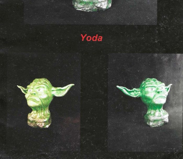 Yoda, sculpture de Dyson — planche du livret